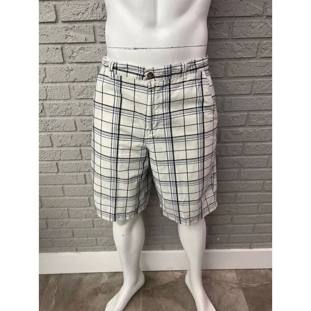 Covington Men Plaid Shorts Size 34